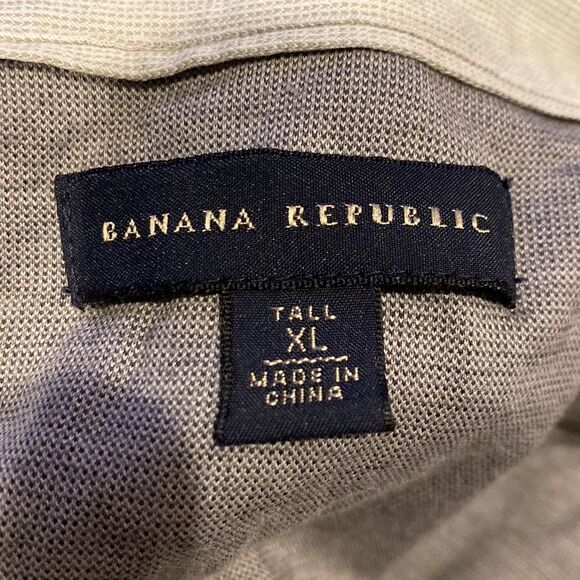 Banana Republic Men’s Tall Extra Large Button Down Casual Shirt Chest Pocket - Picture 5 of 6